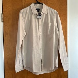 NWT Club Monaco shirt. Medium subtle stripe shirt.